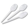 PLASTIC SPOON WHITE