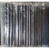 STRAW 23CM BLACK IND.WARPPED BENDY