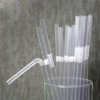 STRAW 23CM CLEAR IND.WARPPED BENDY