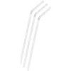 STRAW CLEAR BENDY 23CM 6MM